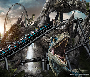 Jurassic World VelociCoaster: A New Species of Roller Coaster.