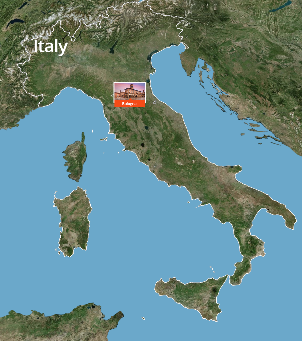 Italy map