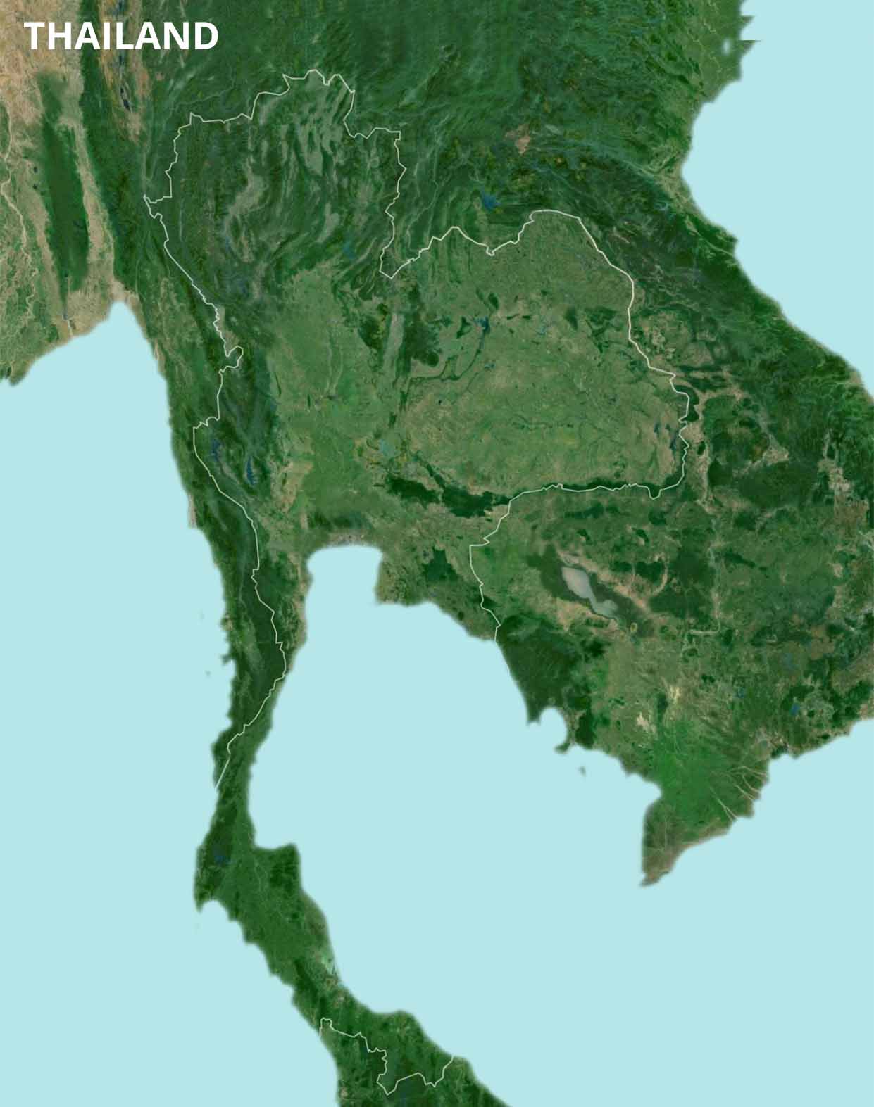 thailand map